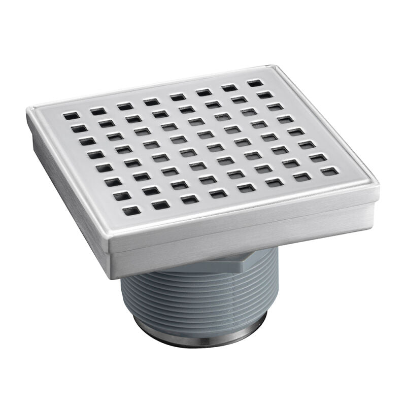 4" x 4" Square Drain and Body Square Grate