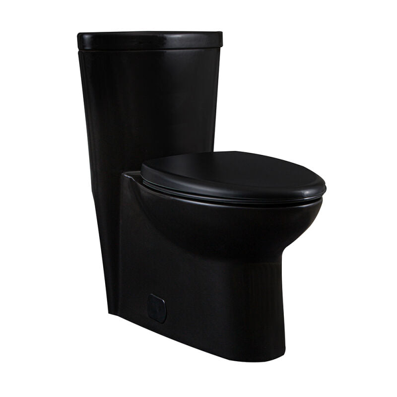 Ellonia Slate Gray One Piece Top Flush Toilet w/Smooth Close Seat