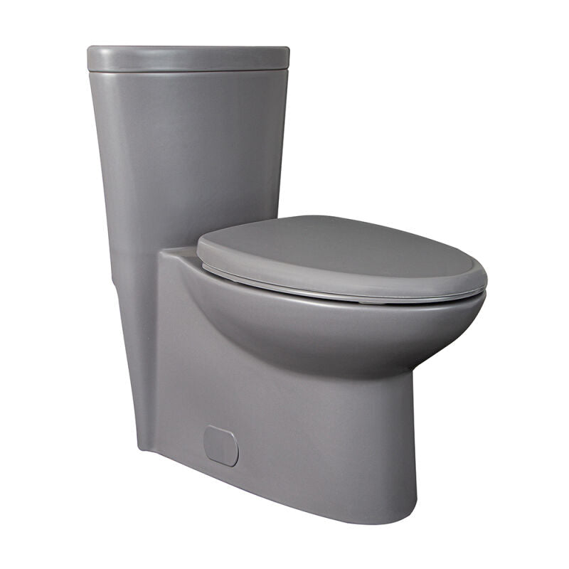 Ellonia White One Piece Top Flush Toilet w/Smooth Close Seat