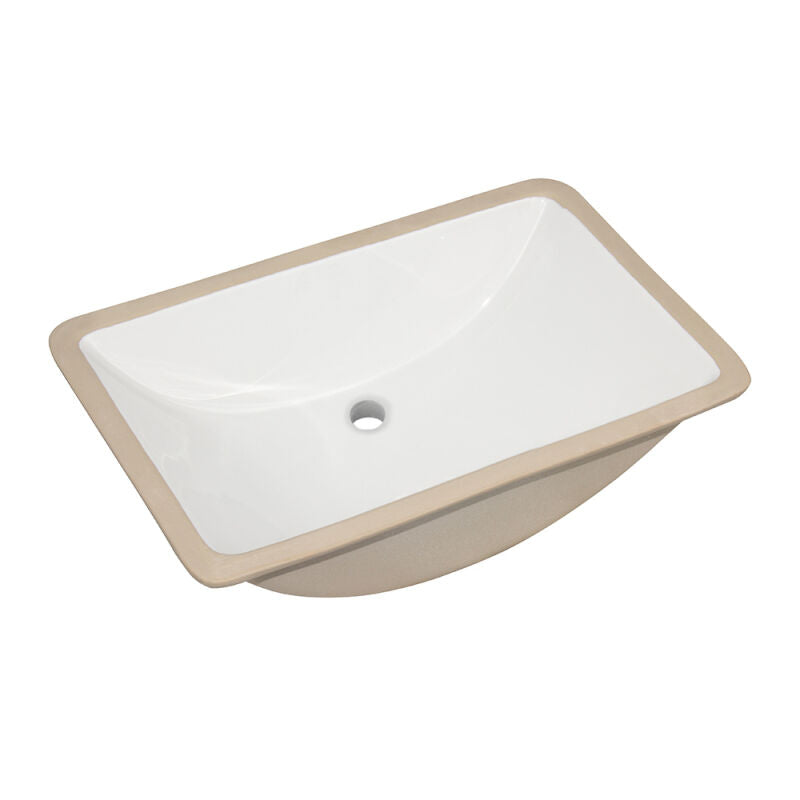 Modern White Rectangle Lavatory