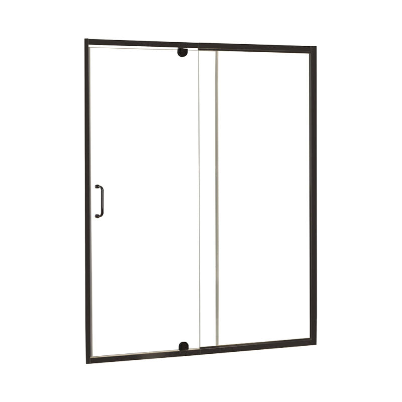 Minimalist 36" to 42"W x 69"H Frameless Pivot Shower Door and Panel 1/4" Clear Glass