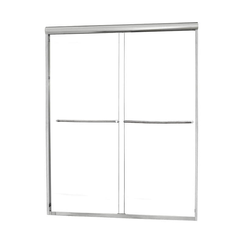 Minimalist 42" to 46"W x 65"H Frameless Sliding Shower Door 1/4" Clear Glass