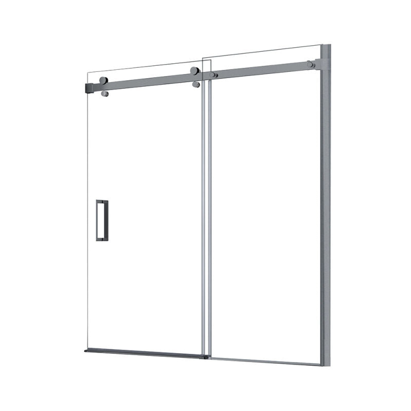 Architectural 46-7/8" to 48" x 74" Slow Close Roller Shower Door