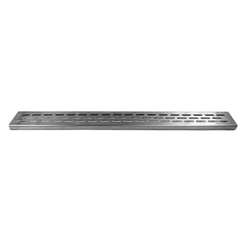 24" Offset Oval Pattern Linear Drain Grate - 0