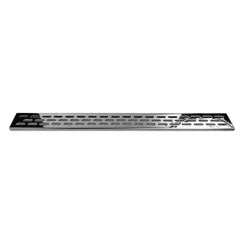 24" Offset Oval Pattern Linear Drain Grate - 0