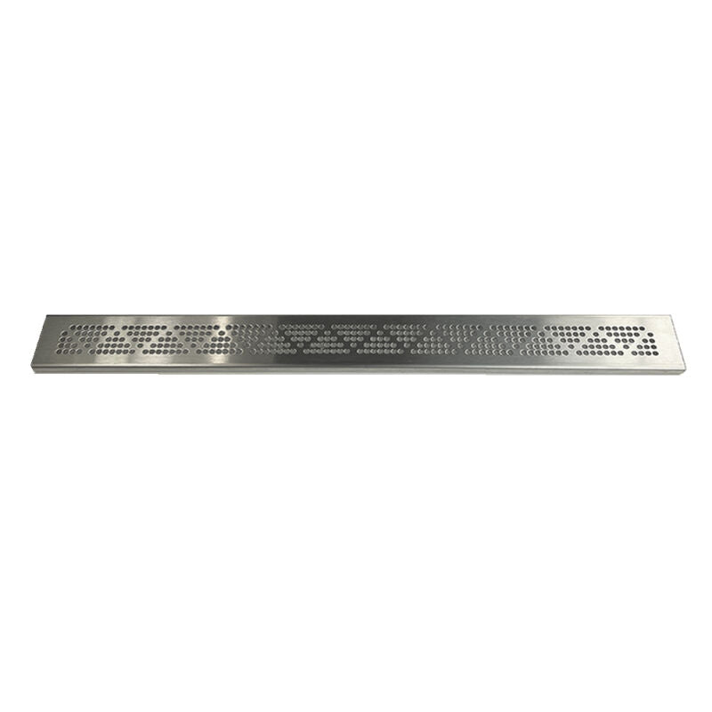 24" Triangle Pattern Linear Drain Grate - 0