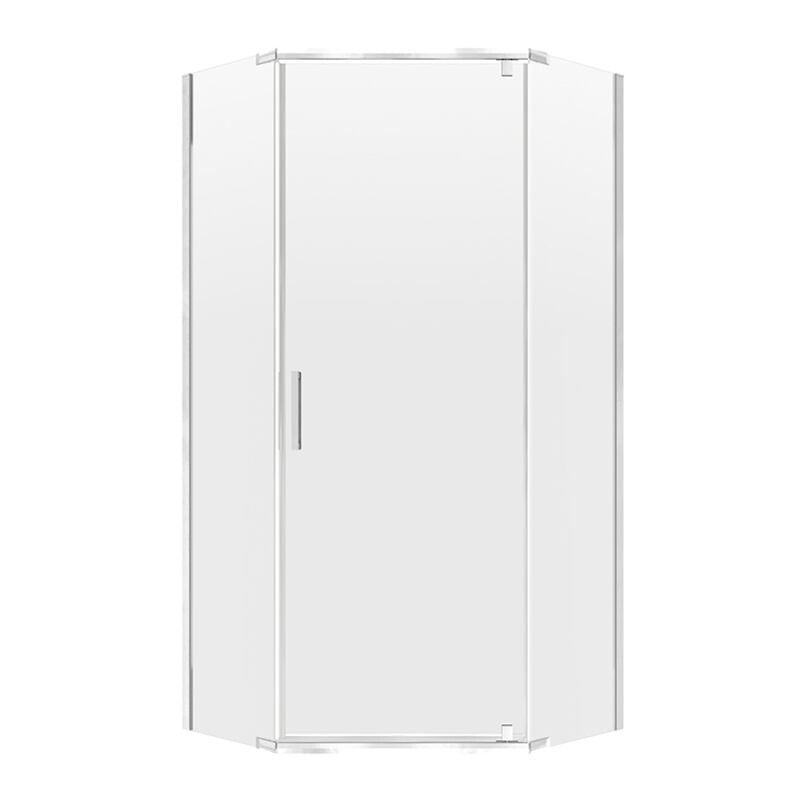 Minimalist Frameless Neo-Angle Shower Door