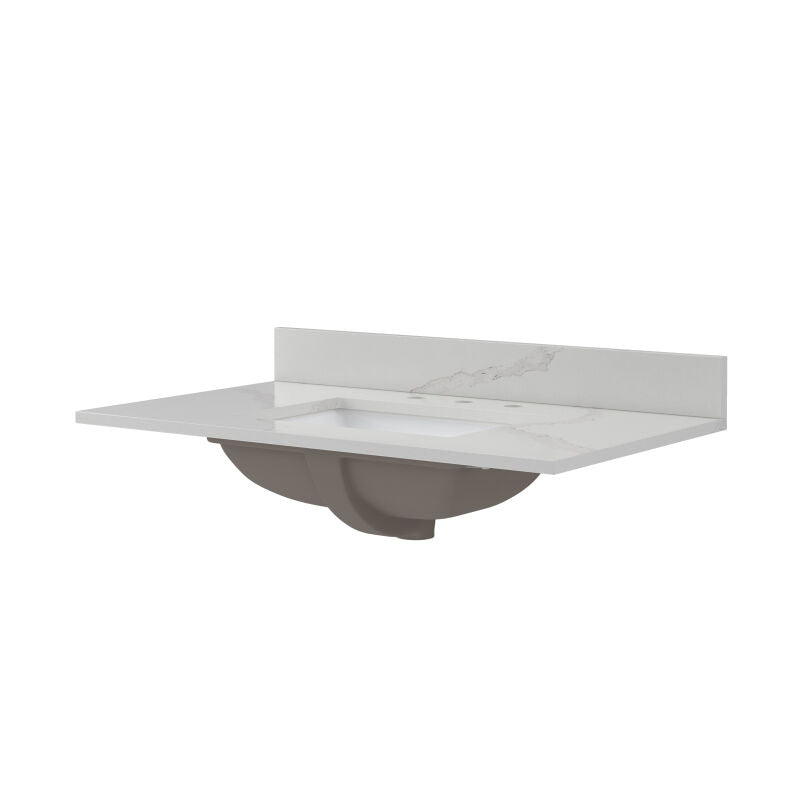 37" x 22" Quartz Vanity Top - 0