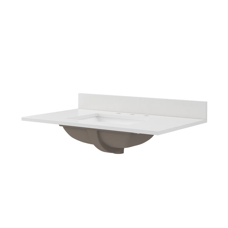 37" x 22" Quartz Vanity Top - 0