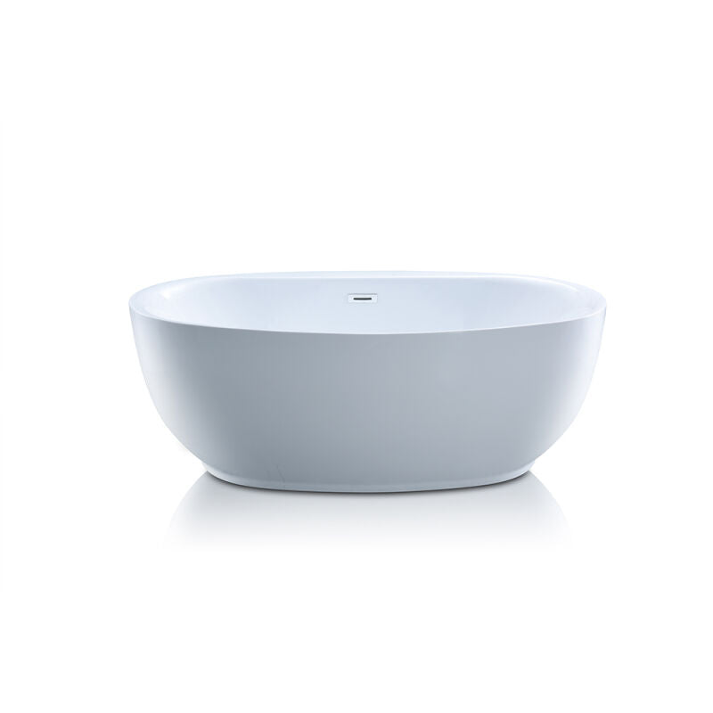 Nubina Gloss Finish Freestanding Tub with Access Panel