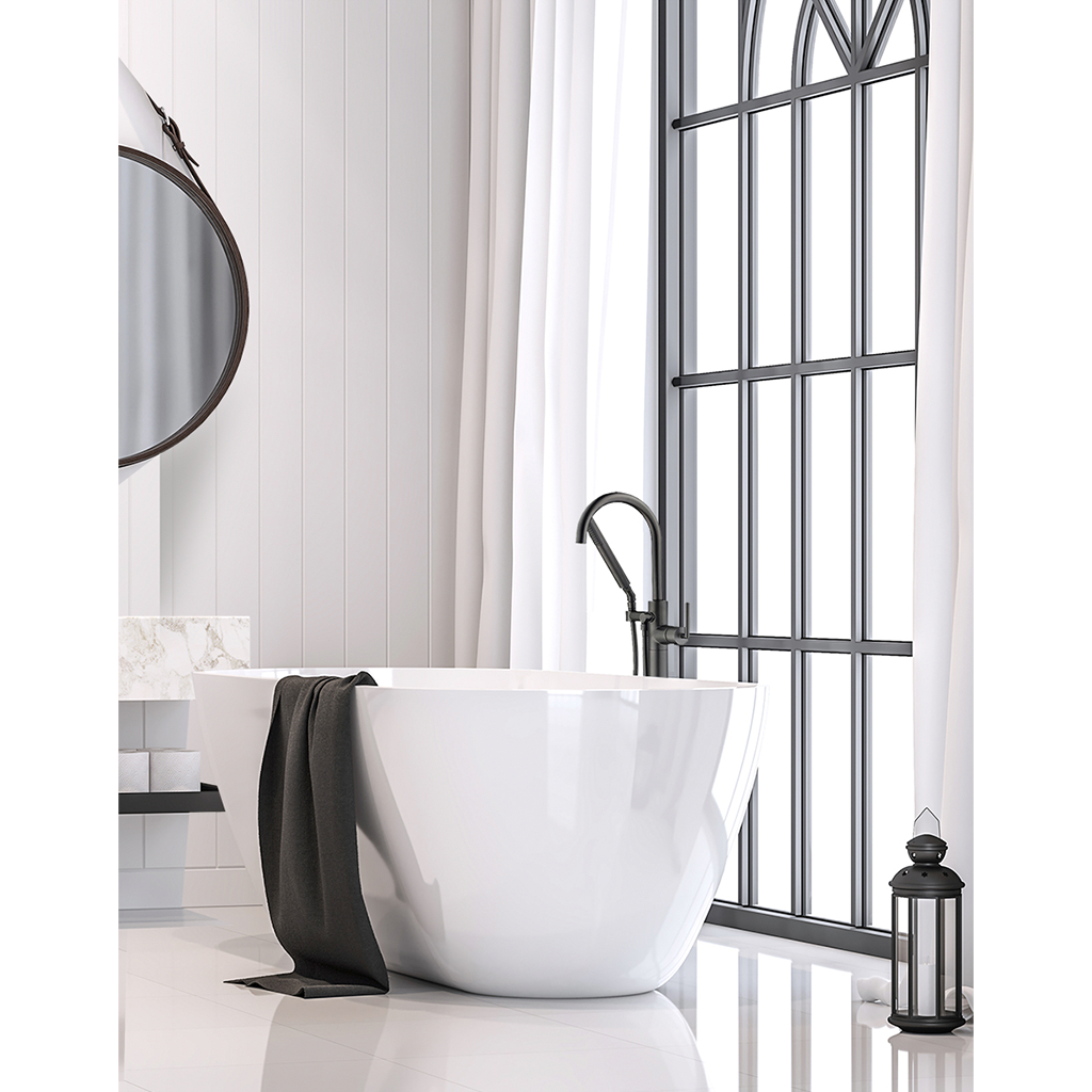 Feliciana® Gloss Finish Freestanding Tub