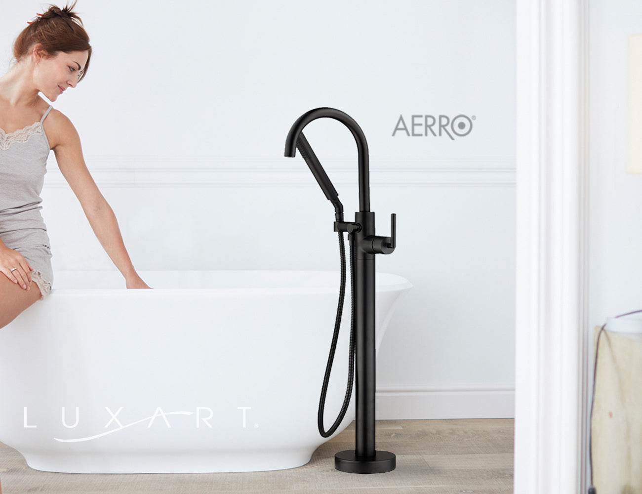 Aerro Free Standing Tub Filler Trim Only