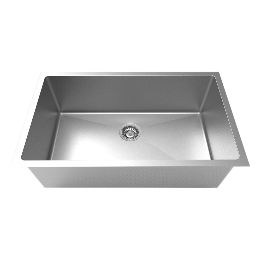 32" x 18-7/8" Near Zero Radius Single Bowl Undermount - 0