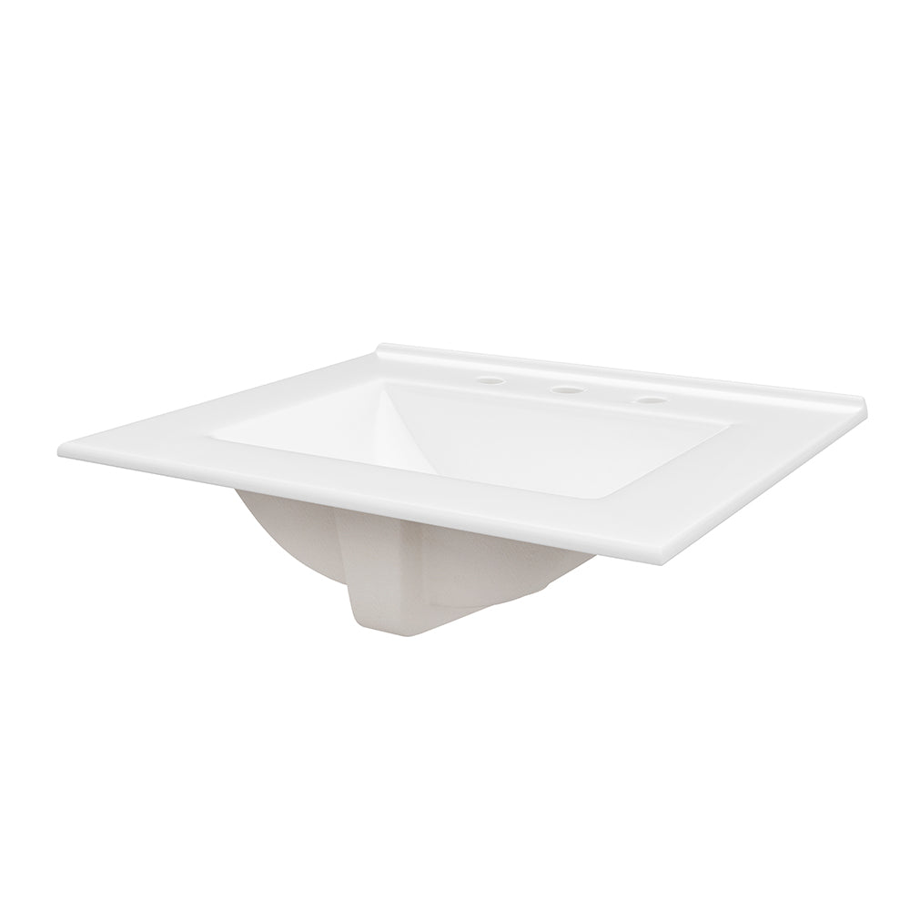 25" x 22" Fine Fire Clay Vanity Top - 0