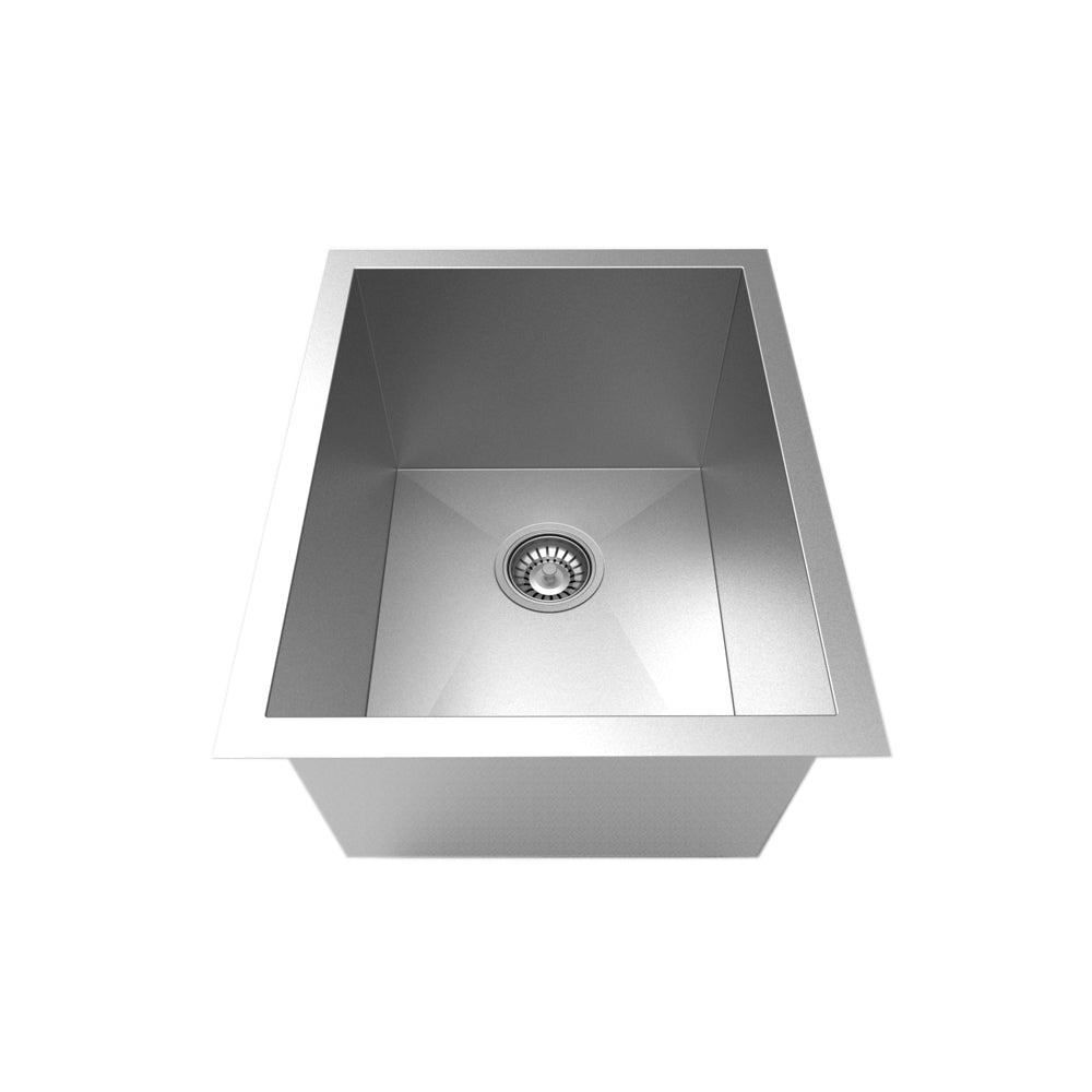 15" x 18-1/2" Zero Radius Single Bowl Undermount - 0